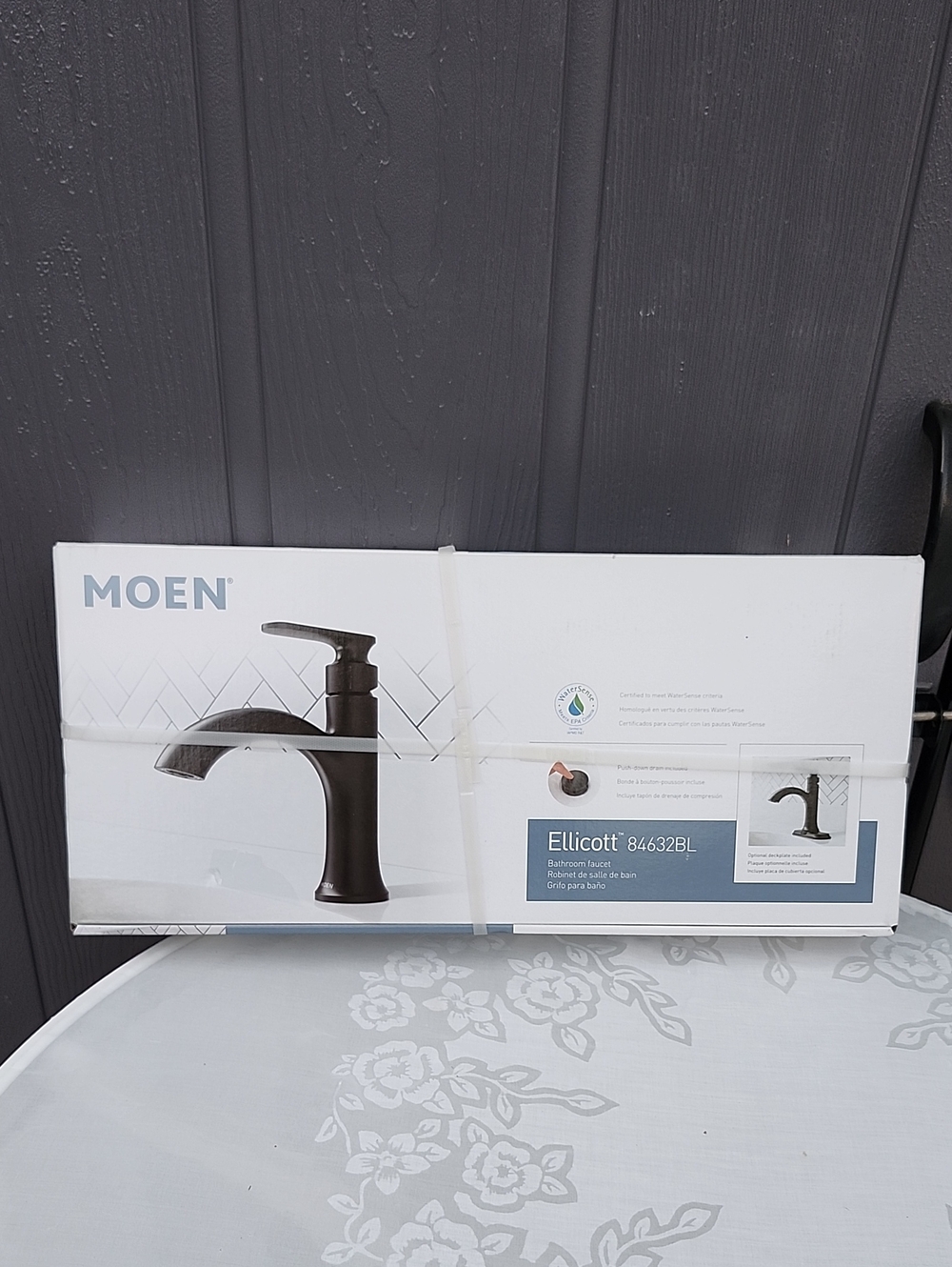 Moen Ellicott Vanity Faucet in Matte Black Finish